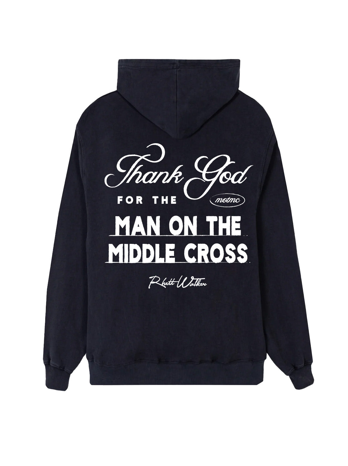 Man on the Middle Cross Hoodie