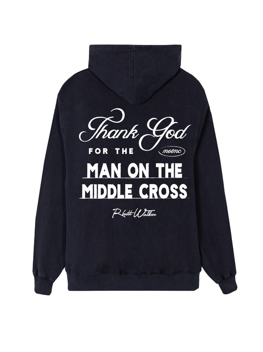 Man on the Middle Cross Hoodie